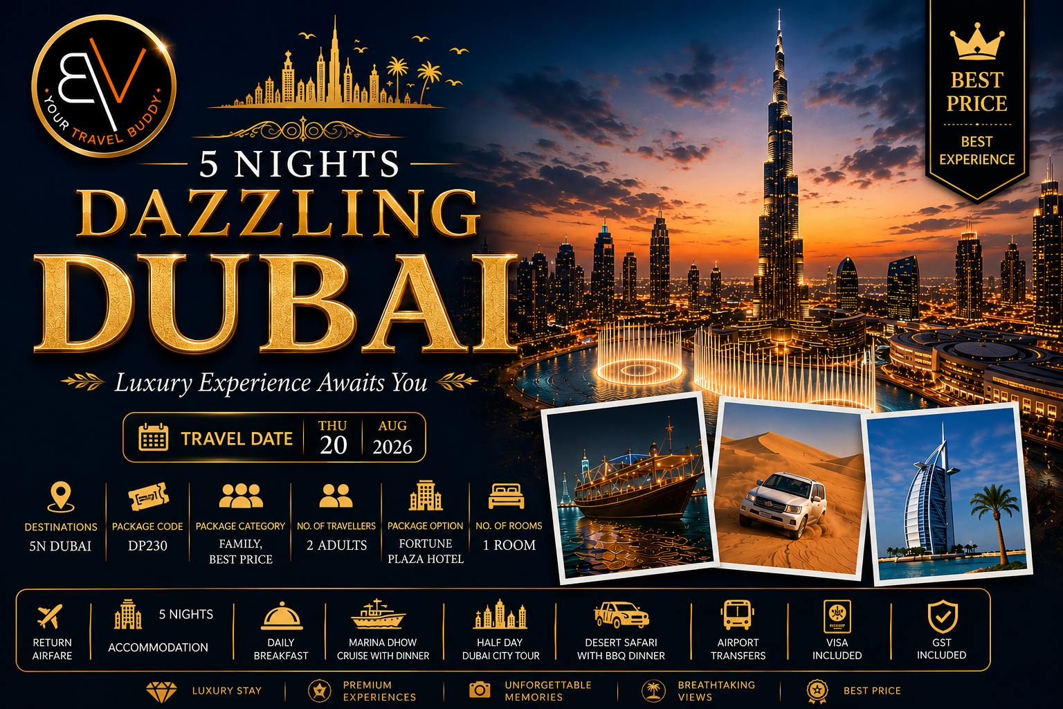 Dazzling Dubai (5 N)